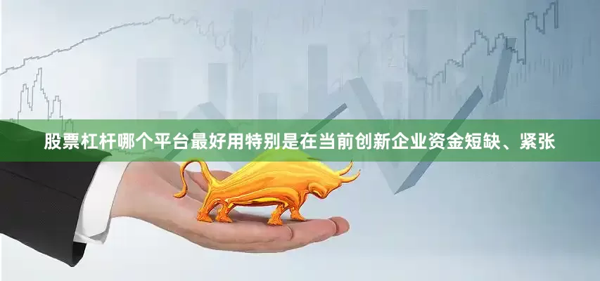 股票杠杆哪个平台最好用特别是在当前创新企业资金短缺、紧张